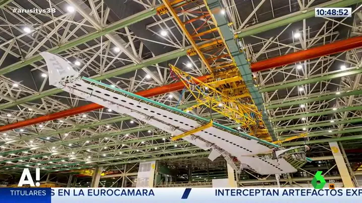 Las alas plegables de los aviones Boeing ya son una realidad