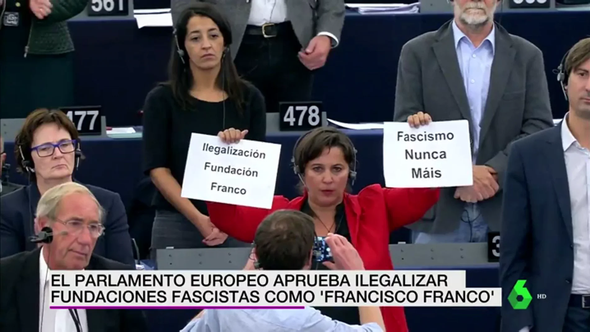 El Parlamento Europeo aprueba ilegalizar fundaciones fascistas