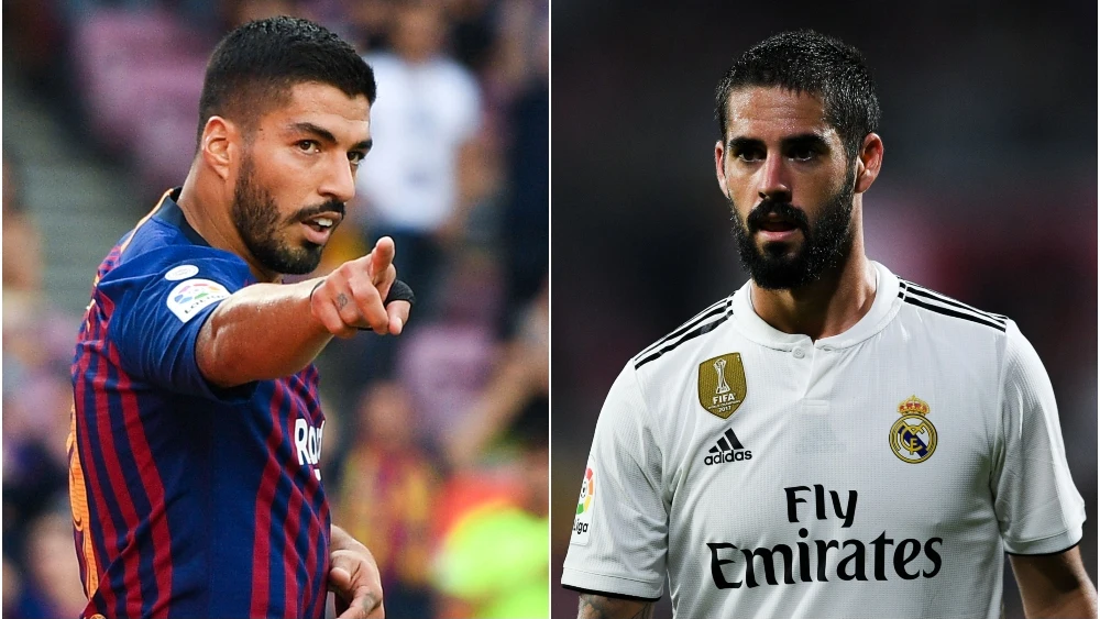 Luis Suárez vs Isco en El Clásico