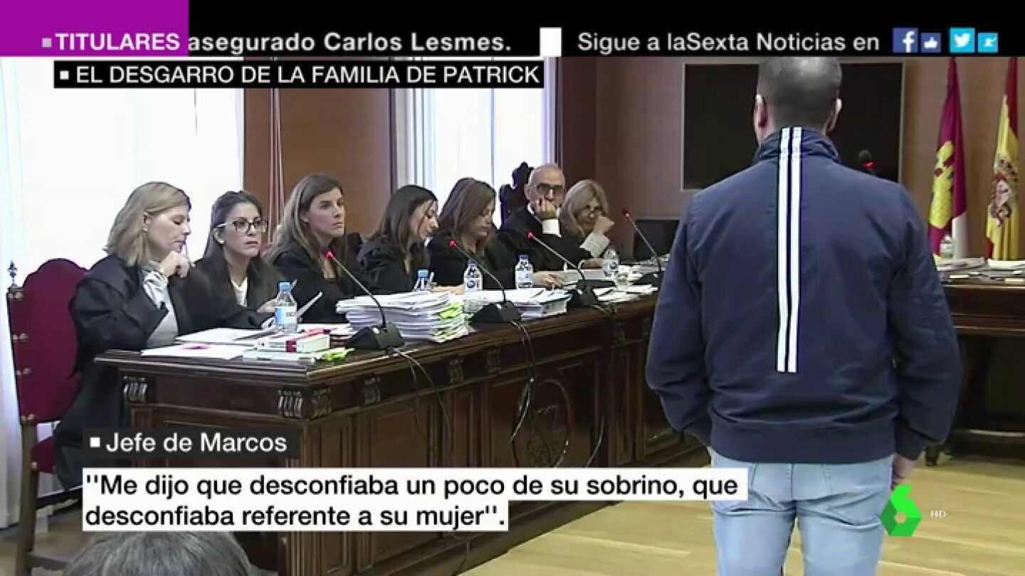 Declaran los compa&ntilde;eros de trabajo de Marcos, asesinado por Patrick Nogueira: "&Eacute;l daba por hecho que su sobrino ten&iacute;a una relaci&oacute;n con su mujer"