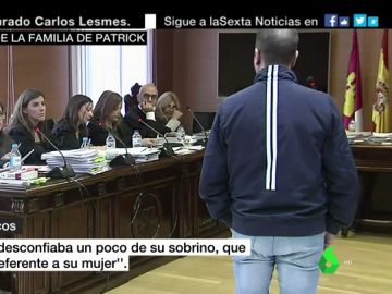 Declaran los compañeros de trabajo de Marcos, asesinado por Patrick Nogueira: "Él daba por hecho que su sobrino tenía una relación con su mujer" Declaran los compañeros de trabajo de Marcos, asesinado por Patrick Nogueira: "Él daba por hecho que su sobrino tenía una relación con su mujer"