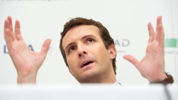 El presidente del Partido Popular Pablo Casado