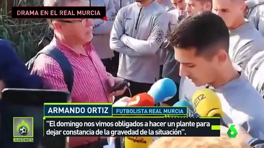 Los jugadores del Murcia llevan tres meses sin cobrar Los jugadores del Murcia llevan tres meses sin cobrar