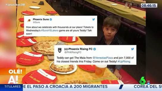 Teddy, el niño de seis años que celebró solo su cumpleaños sensibiliza a las redes Teddy, el niño de seis años que celebró solo su cumpleaños sensibiliza a las redes