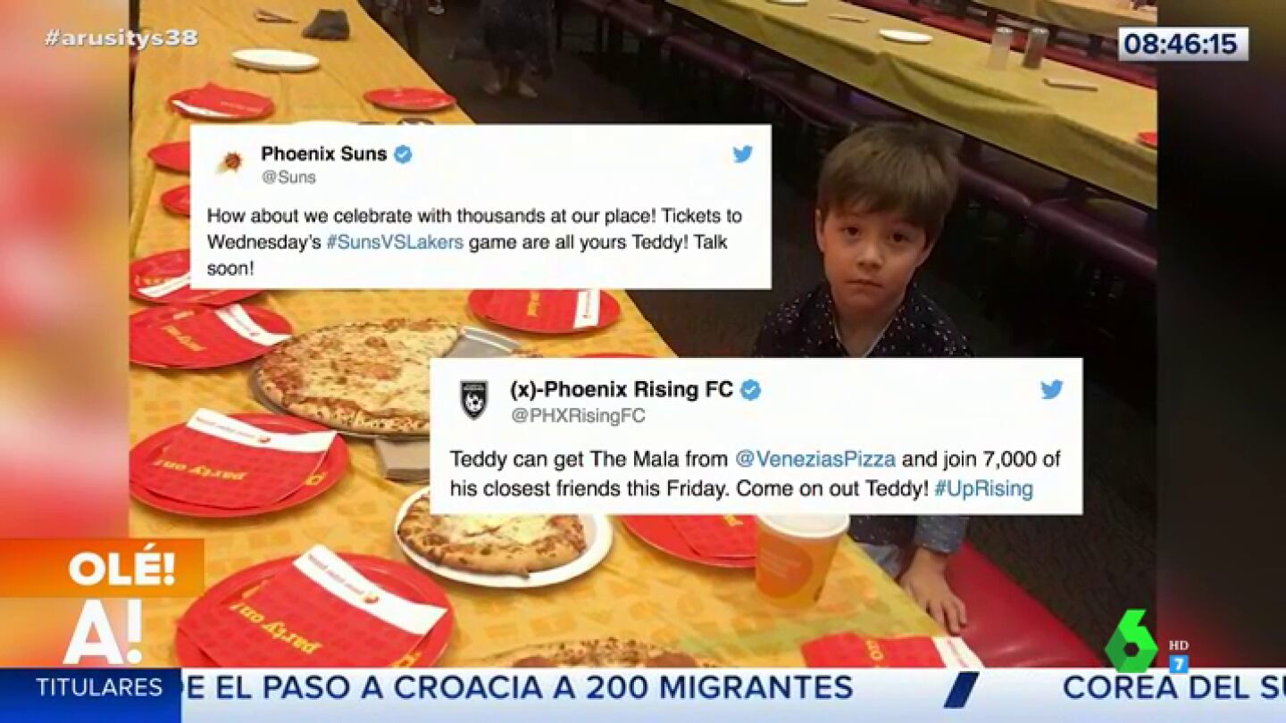 Teddy, el ni&ntilde;o de seis a&ntilde;os que celebr&oacute; solo su cumplea&ntilde;os sensibiliza a las redes