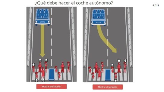 El siniestro experimento que analiza el futuro de la circulaci&oacute;n: &iquest;a qui&eacute;n salvar&iacute;a un coche aut&oacute;nomo en un accidente?