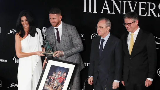 Sergio Ramos, en una entrega de premios Sergio Ramos, en una entrega de premios
