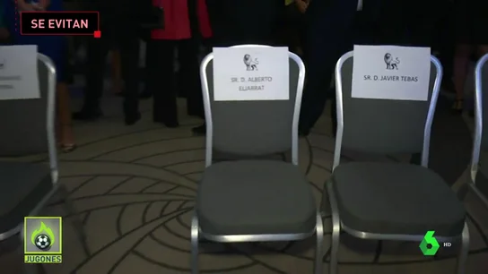 Luis Rubiales y Javier Tebas se evitan en un evento: "No hay buen rollete personal" Luis Rubiales y Javier Tebas se evitan en un evento: "No hay buen rollete personal"