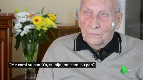 José narra cómo se sacrificó su padre para que él pudiera comer en Mauthausen José narra cómo se sacrificó su padre para que él pudiera comer en Mauthausen