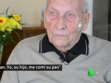José narra cómo se sacrificó su padre para que él pudiera comer en Mauthausen José narra cómo se sacrificó su padre para que él pudiera comer en Mauthausen