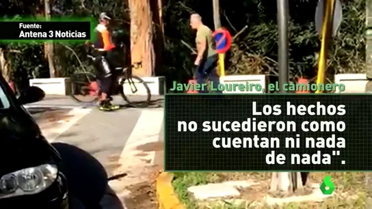 El camionero que agredió a martillazos a dos ciclistas se justifica: "Vino uno a la cabina y me lanzó un puñetazo" El camionero que agredió a martillazos a dos ciclistas se justifica: "Vino uno a la cabina y me lanzó un puñetazo"