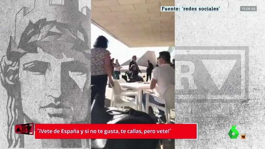 Una mujer increpando a Pablo Echenique Una mujer increpando a Pablo Echenique