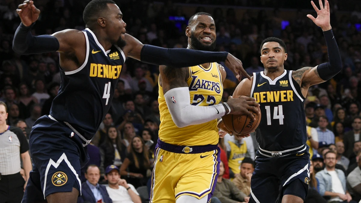 LeBron James, ante los Nuggets