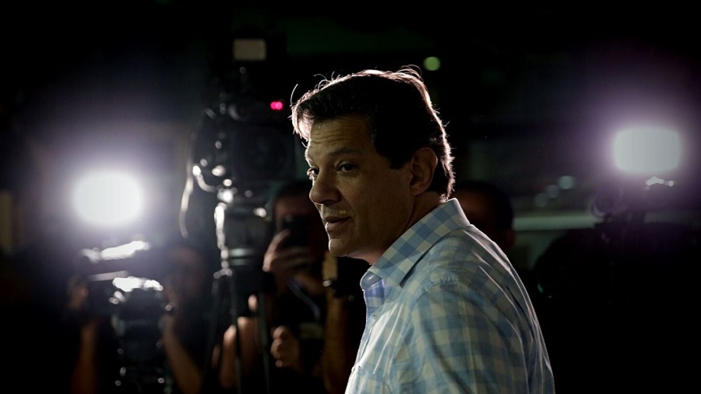  candidato progresista Fernando Haddad
