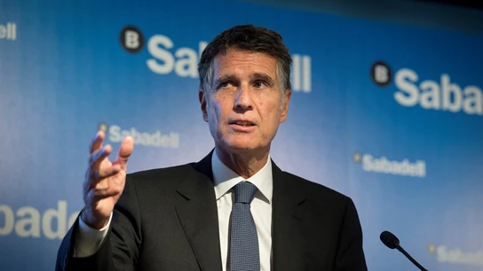 El consejero delegado del Banco Sabadell, Jaume Guardiola (Archivo) El consejero delegado del Banco Sabadell, Jaume Guardiola (Archivo)