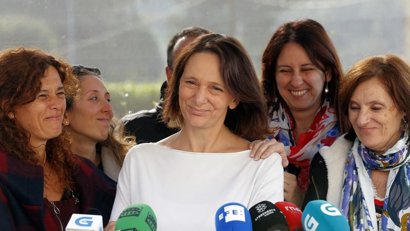 Carolina Bescansa ante los medios Carolina Bescansa ante los medios