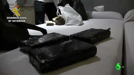 Imagen de la droga incautada por la Guardia Civil Imagen de la droga incautada por la Guardia Civil