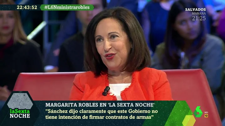 Margarita Robles: "Garantizo que las bombas del Ejército no irán a parar a Arabia Saudí"