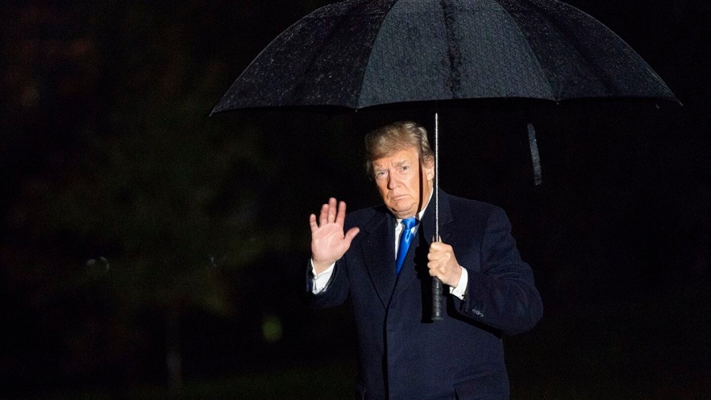 Donald Trump volviendo a la casa Blanca