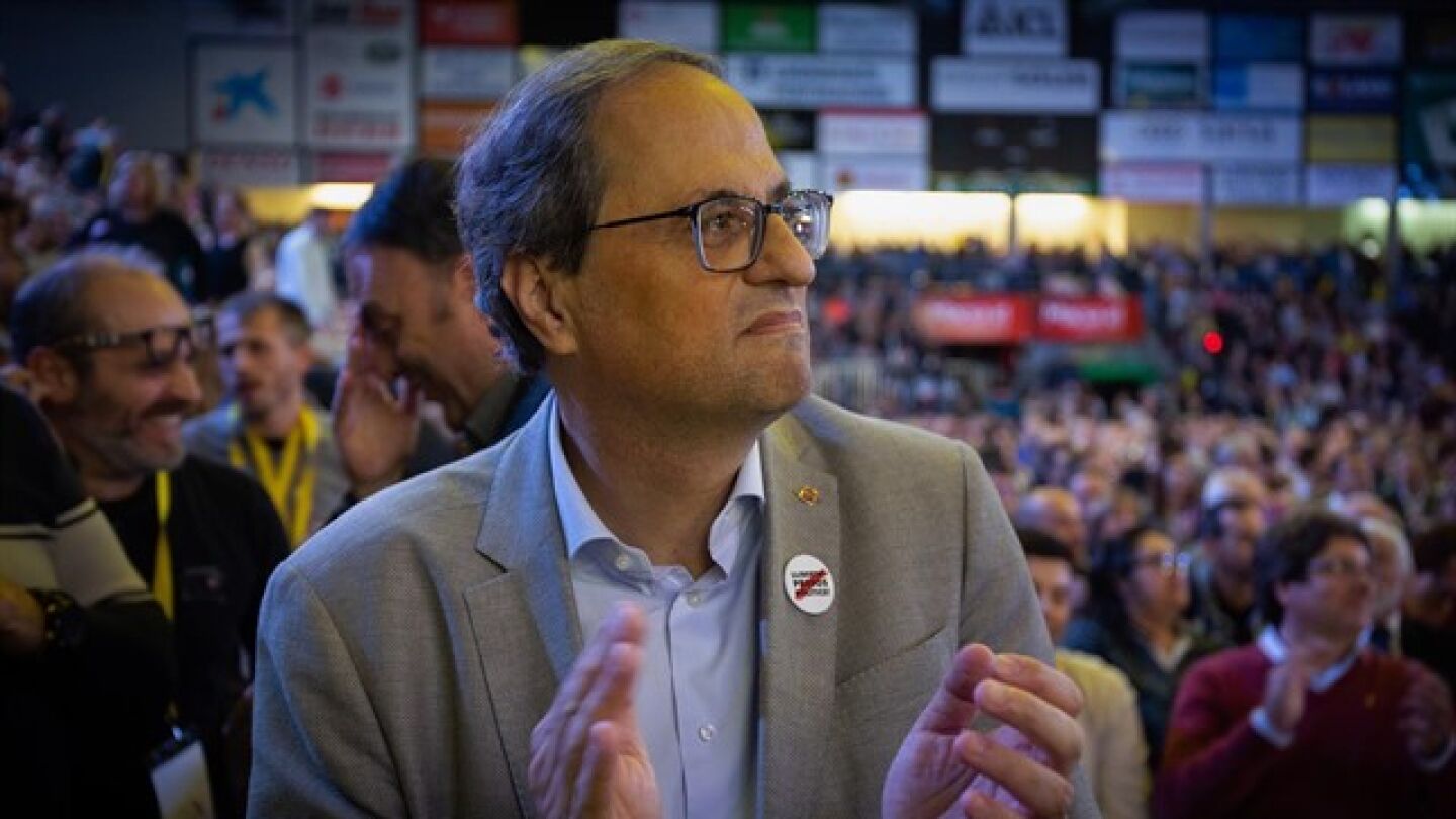El president de Catalu&ntilde;a Quim Torra