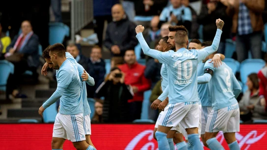 Iago Aspas celebra un gol ante el Eibar Iago Aspas celebra un gol ante el Eibar