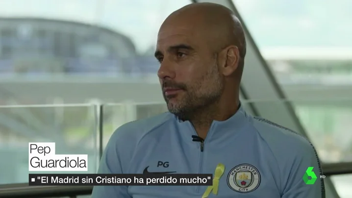 Pep Guardiola habla sobre el Real Madrid: "Sin Cristiano han perdido 50 ó 60 goles"