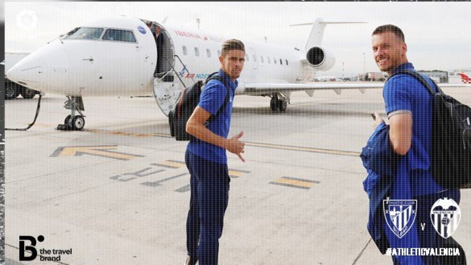 Los jugadores del Valencia, rumbo a Bilbao