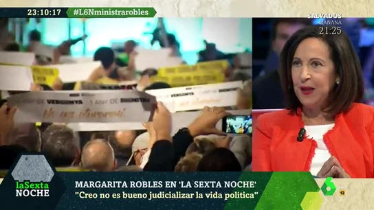 Margarita Robles defiende los Presupuestos del Gobierno: "No comprendería que ERC no los apoye" Margarita Robles defiende los Presupuestos del Gobierno: "No comprendería que ERC no los apoye"