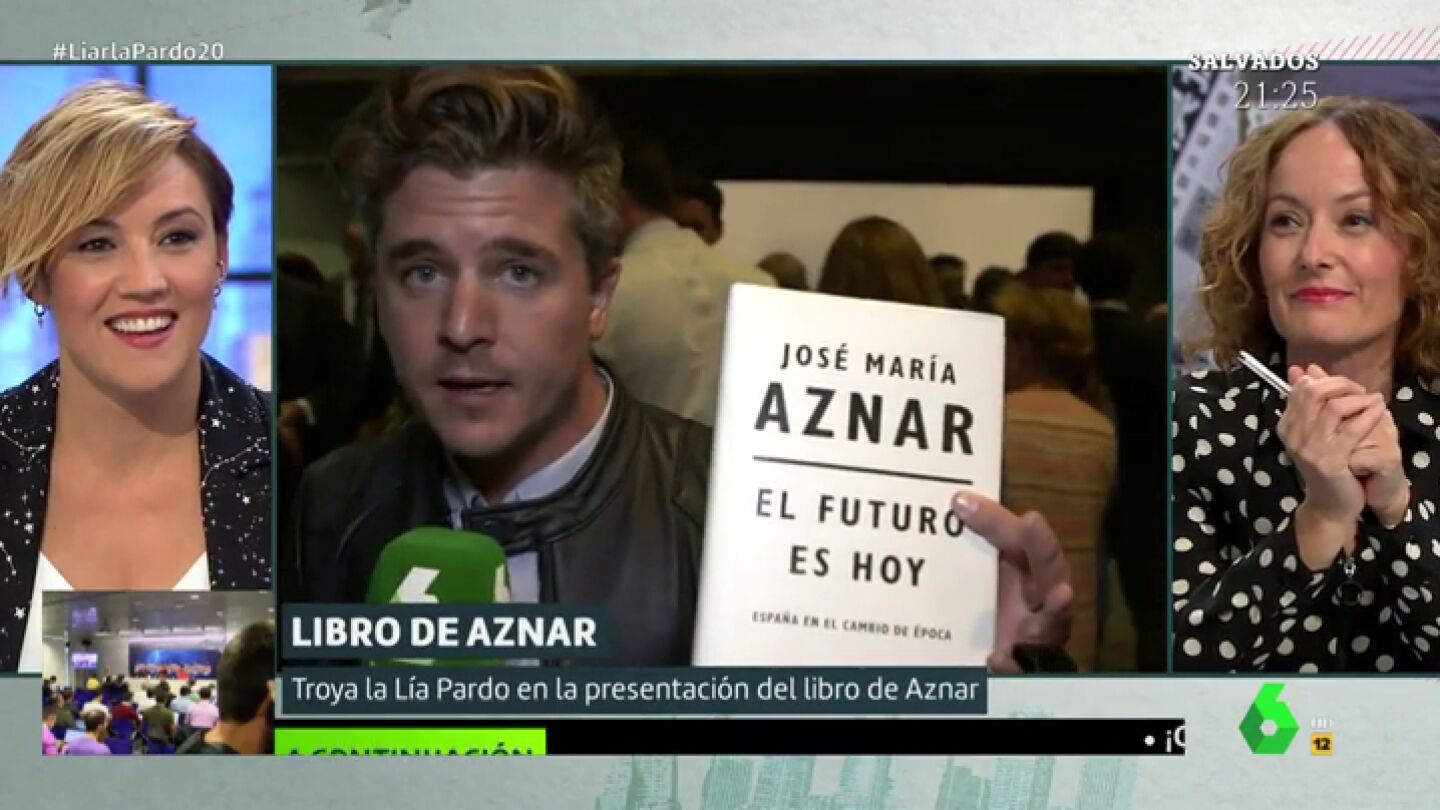 Luis Troya la l&iacute;a en la presentaci&oacute;n del libro de Aznar