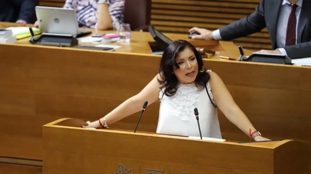 La portavoz de Ciudadanos en Les Corts Valencianes, Mari Carmen Sánchez