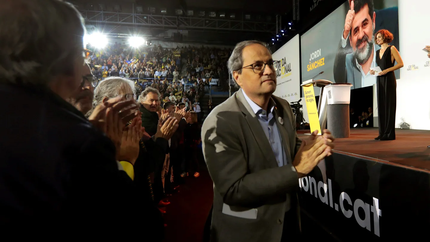 Quim Torra en la presentación de la Crida Quim Torra en la presentación de la Crida