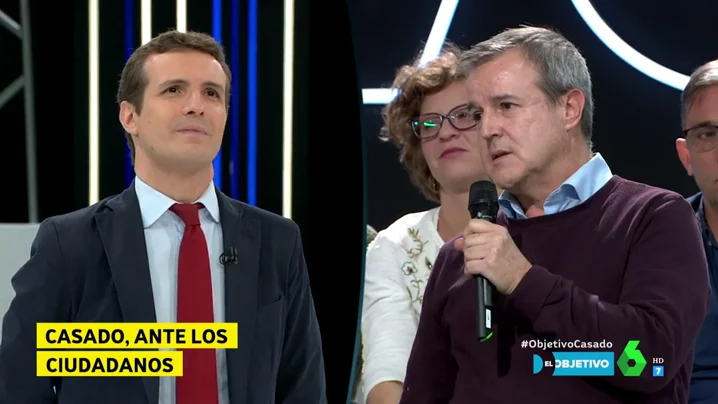 El líder del PP, Pablo Casado