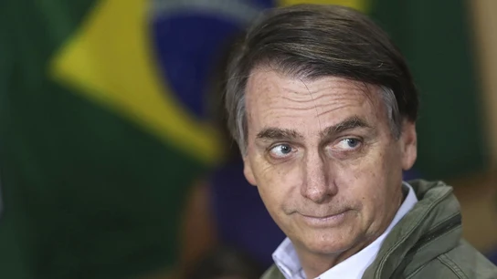 Jair Bolsonaro en una área militar en la zona norte de Río de Janeiro Jair Bolsonaro en una área militar en la zona norte de Río de Janeiro