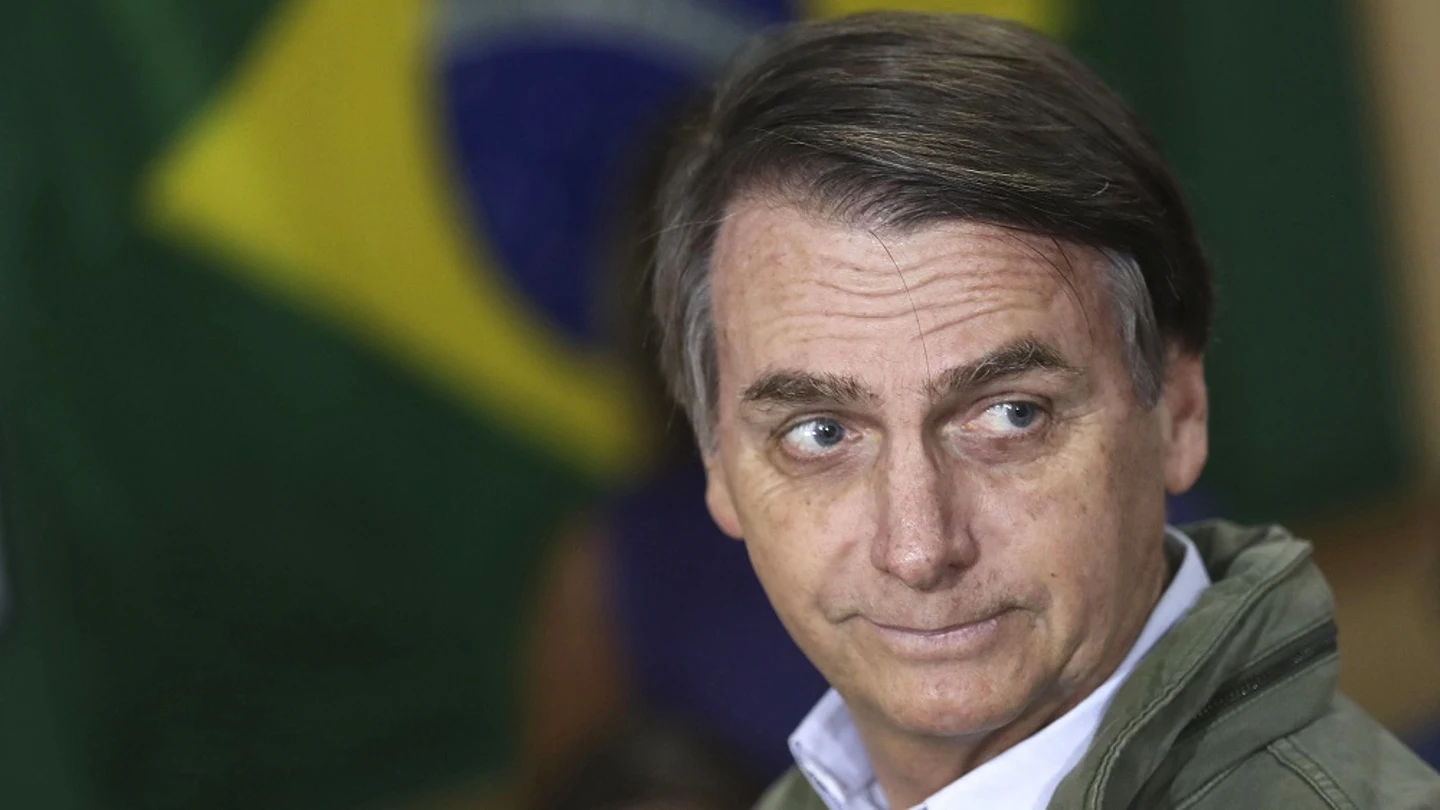 Jair Bolsonaro en una área militar en la zona norte de Río de Janeiro Jair Bolsonaro en una área militar en la zona norte de Río de Janeiro