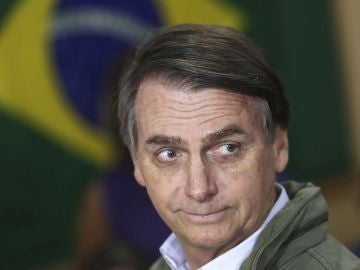 Jair Bolsonaro en una área militar en la zona norte de Río de Janeiro Jair Bolsonaro en una área militar en la zona norte de Río de Janeiro