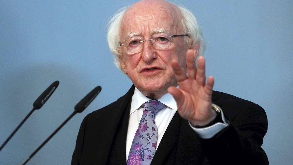 El presidente de Irlanda, Michael D. Higgins