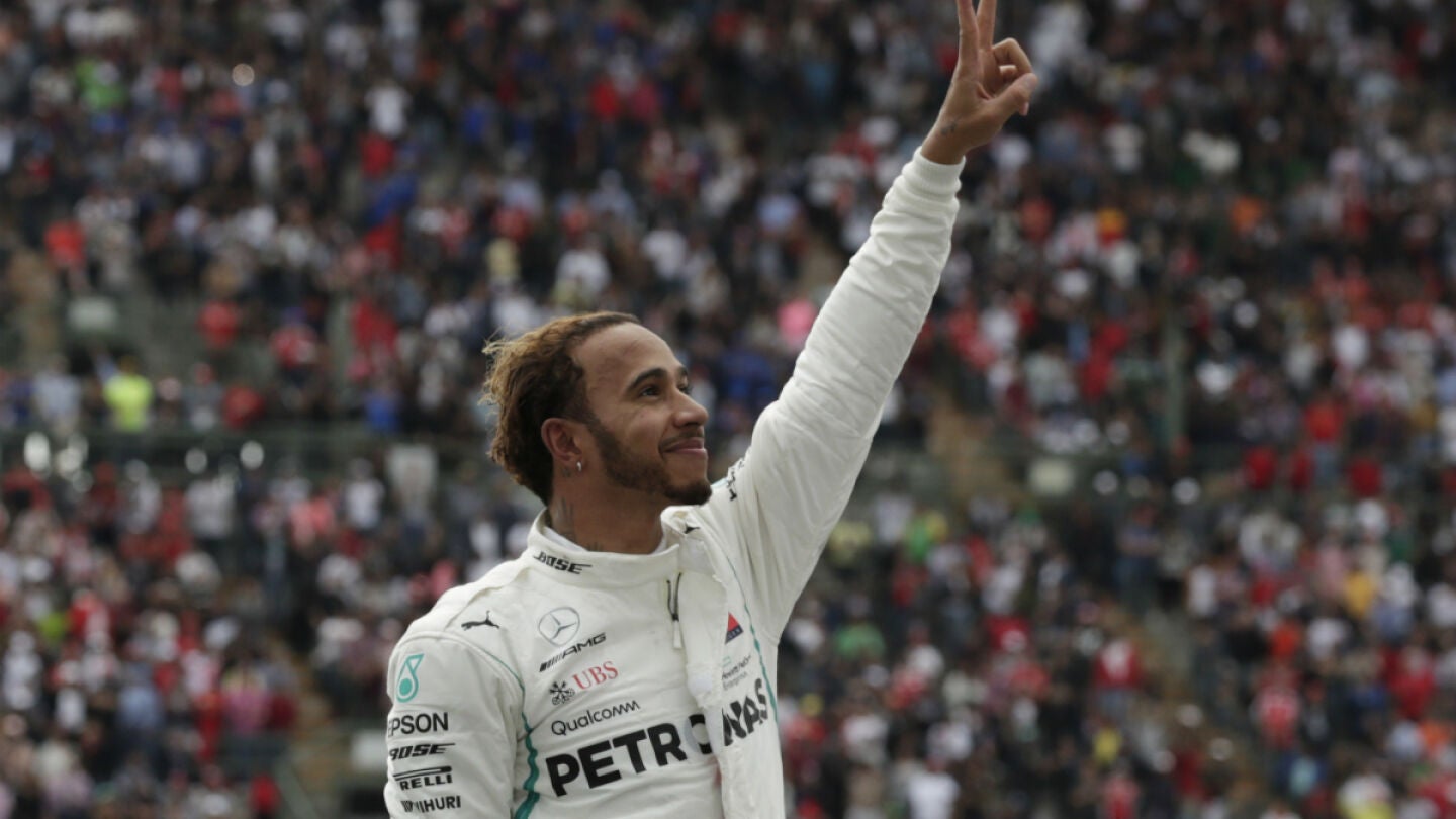 Lewis Hamilton celebra una victoria