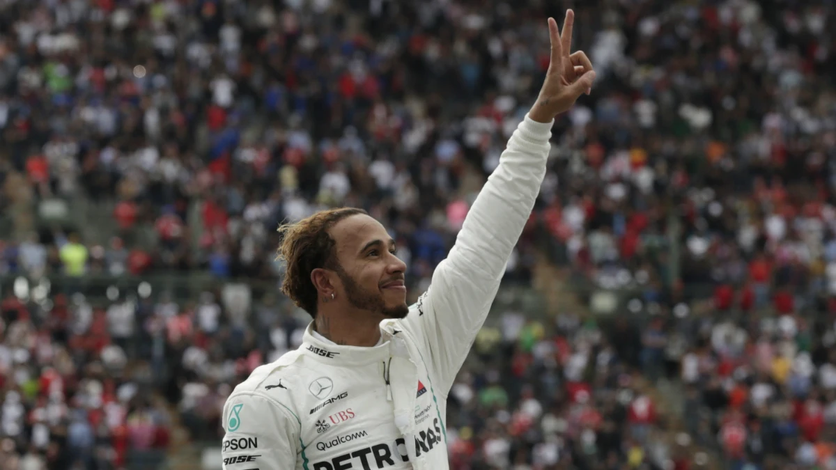 Lewis Hamilton celebra una victoria