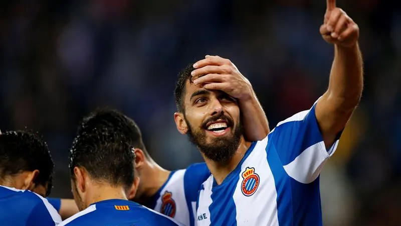 El delantero del Espanyol, Borja Iglesias. 