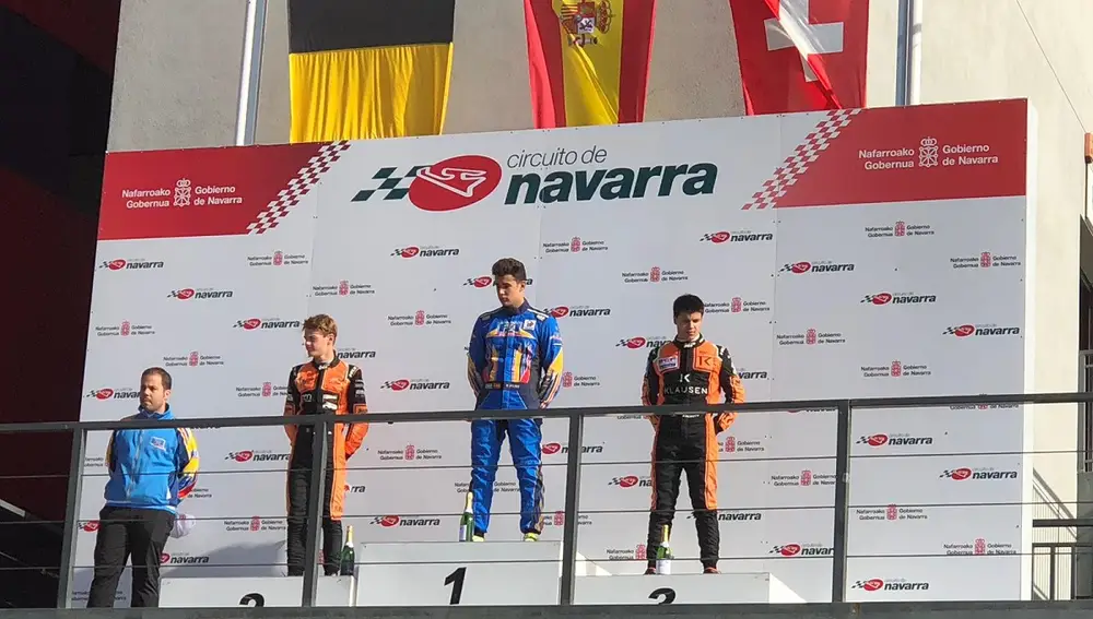 Guillem Pujeu F4 España Navarra 2018 Podio