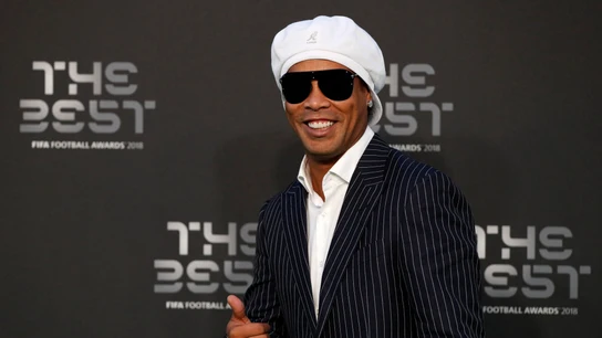 Ronaldinho, en la última gala del premio 'The Best' Ronaldinho, en la última gala del premio 'The Best'