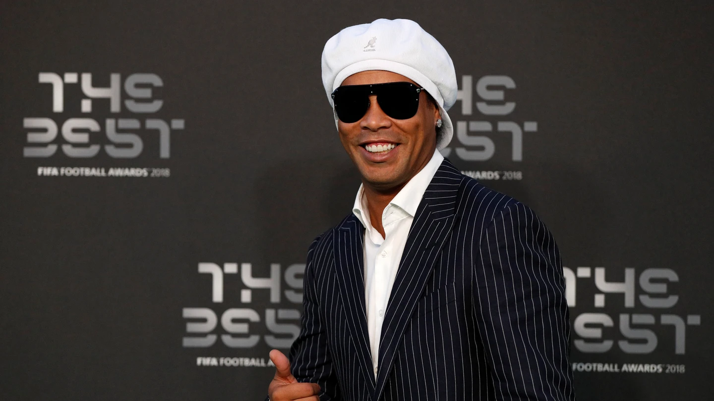 Ronaldinho, en la última gala del premio 'The Best' Ronaldinho, en la última gala del premio 'The Best'