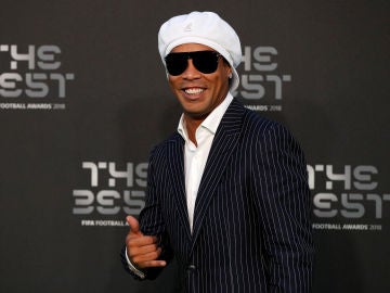 Ronaldinho, en la última gala del premio 'The Best'
