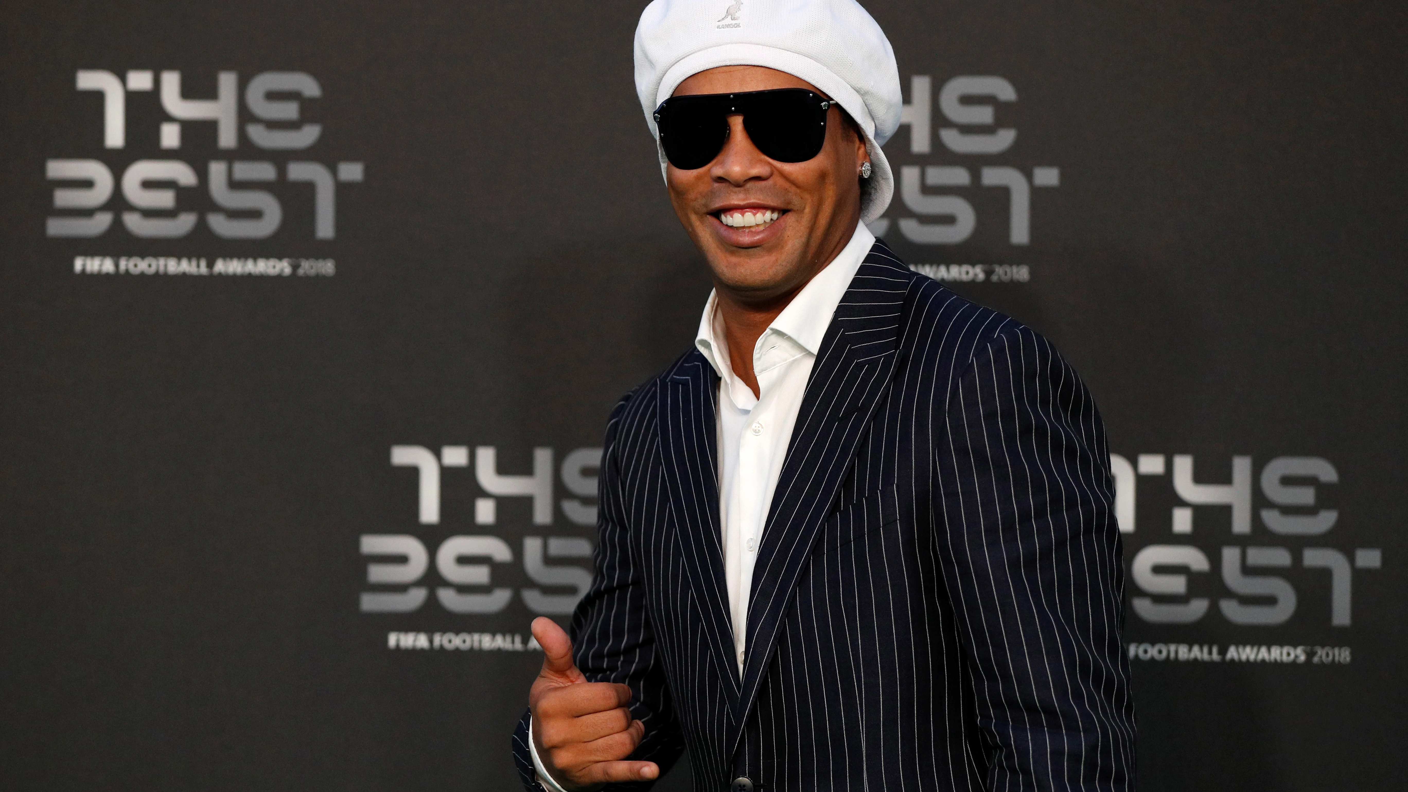 Ronaldinho, en la última gala del premio 'The Best'