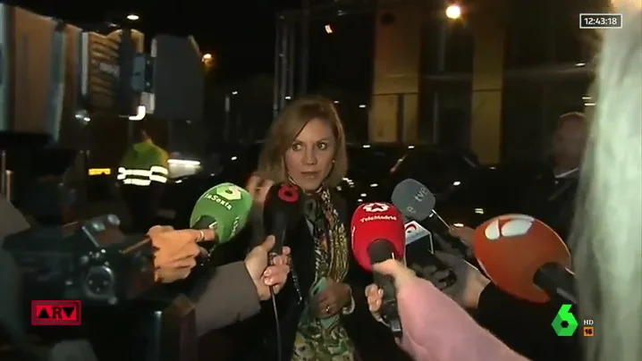 María Dolores de Cospedal responde a la prensa