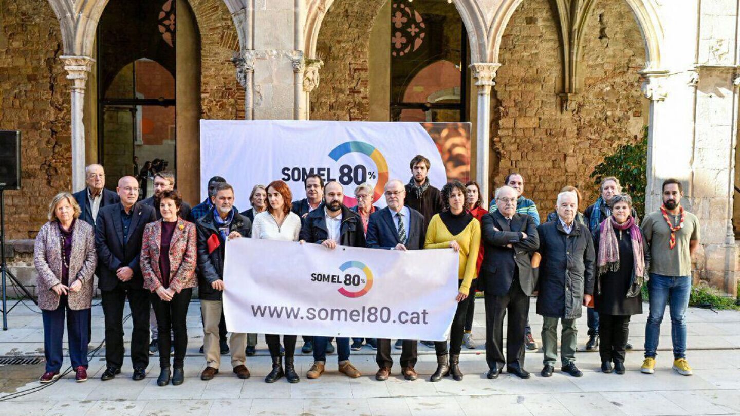 Presentaci&oacute;n de la plataforma 'som el 80%' de &Ograve;mnium Cultural