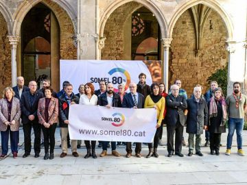 Presentación de la plataforma 'som el 80%' de Òmnium Cultural Presentación de la plataforma 'som el 80%' de Òmnium Cultural