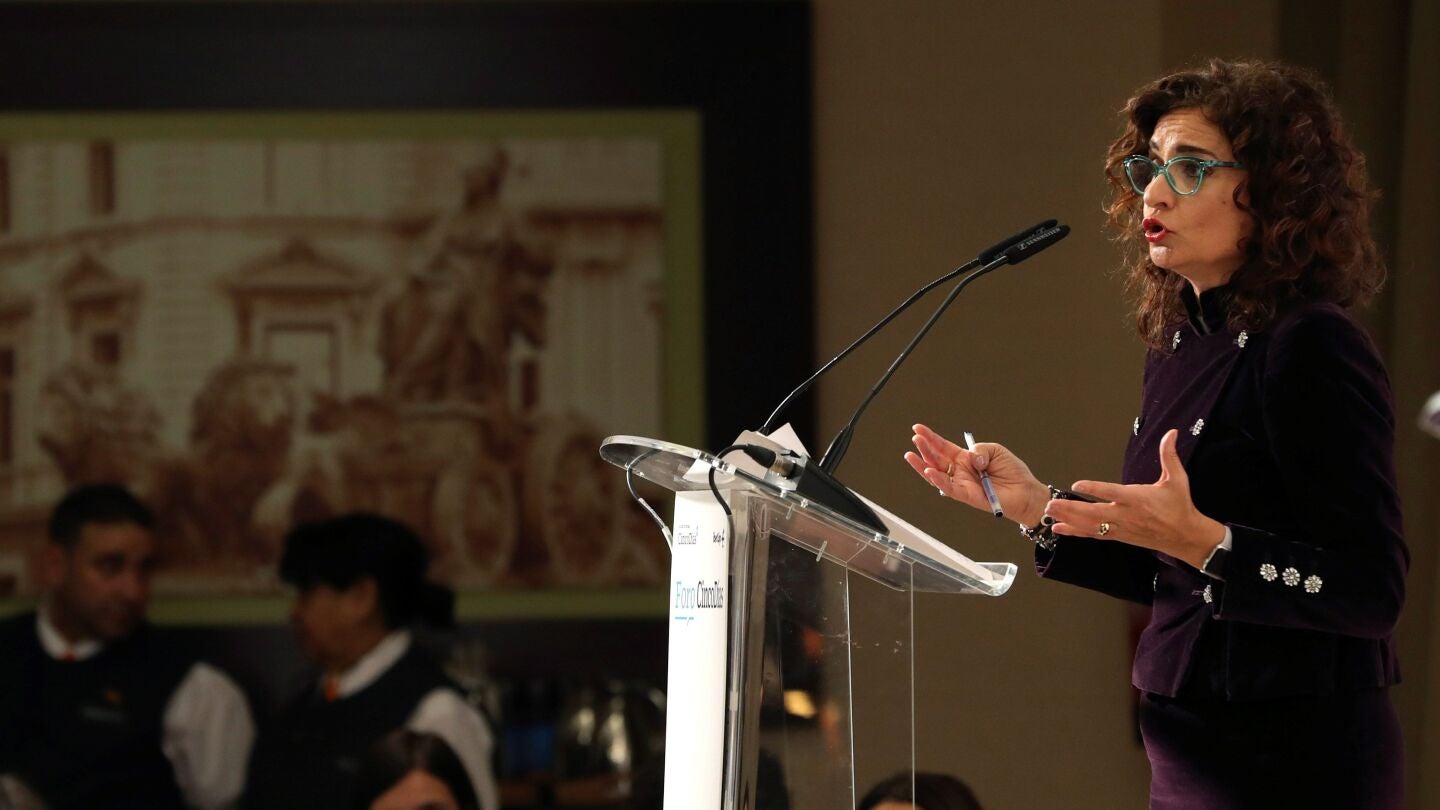 La ministra de Hacienda, Mar&iacute;a Jes&uacute;s Montero