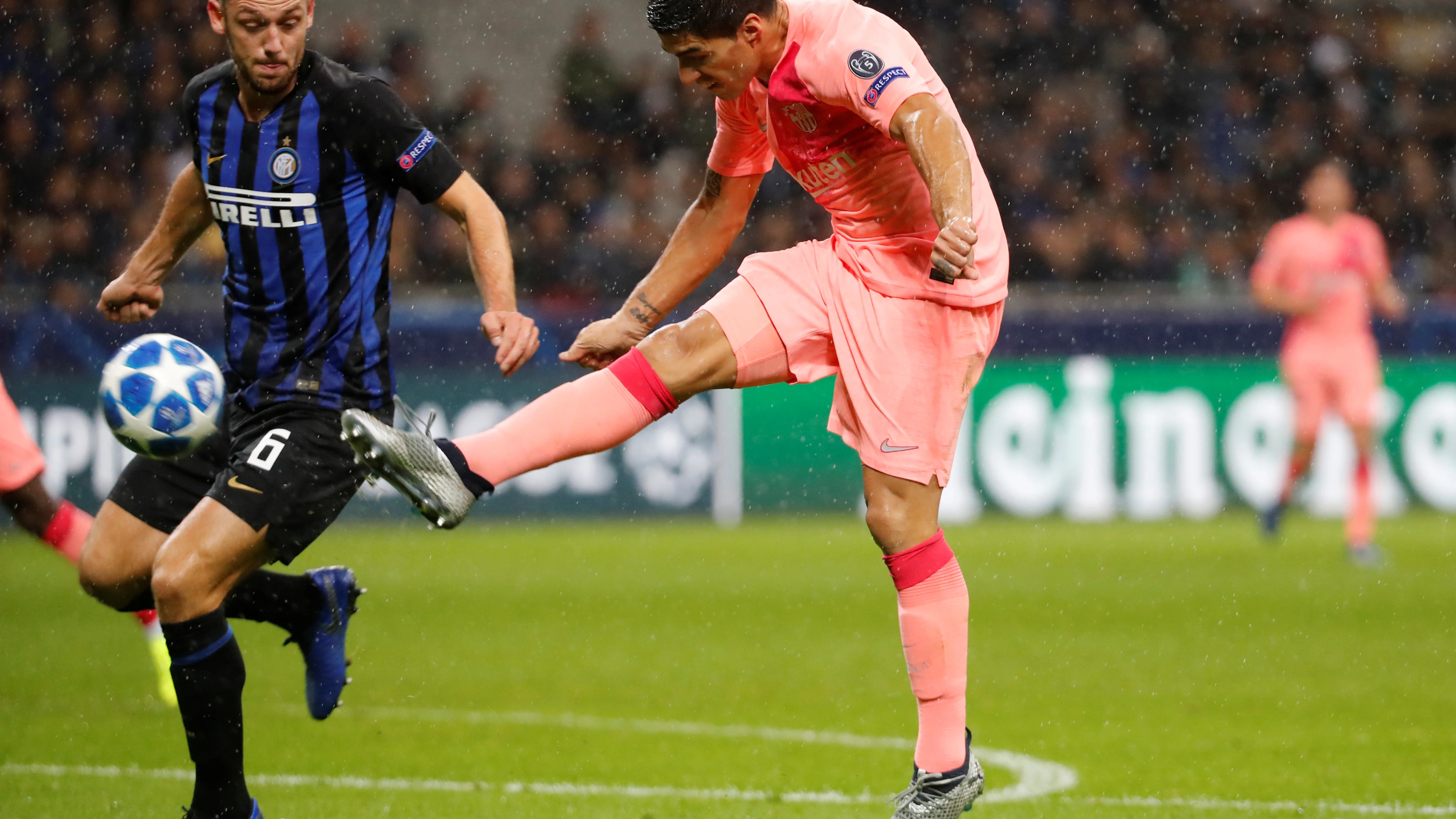 Luis Suárez, durante el partido contra el Inter