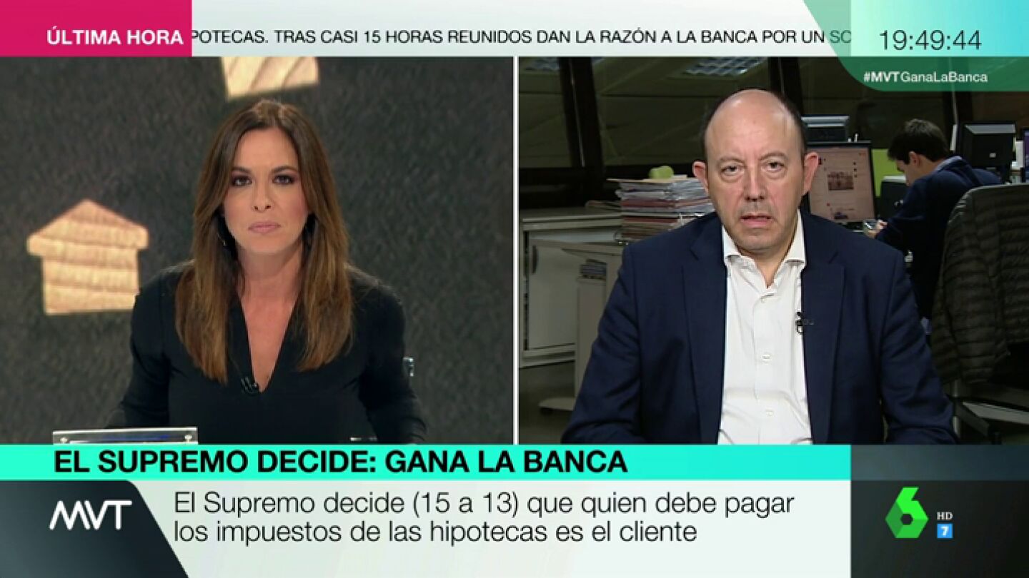 Gonzalo Bernardos, tras la sentencia del Supremo: "Estoy indignado y estupefacto. Cada vez que pase algo as&iacute;, va a ganar la banca"